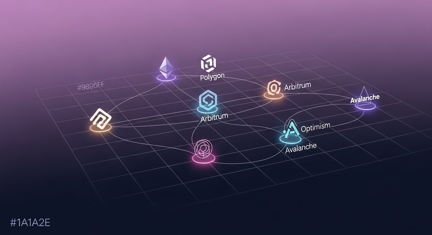 Aave multi-chain deployment across Ethereum, Polygon, Avalanche, Arbitrum, Optimism, Base and more